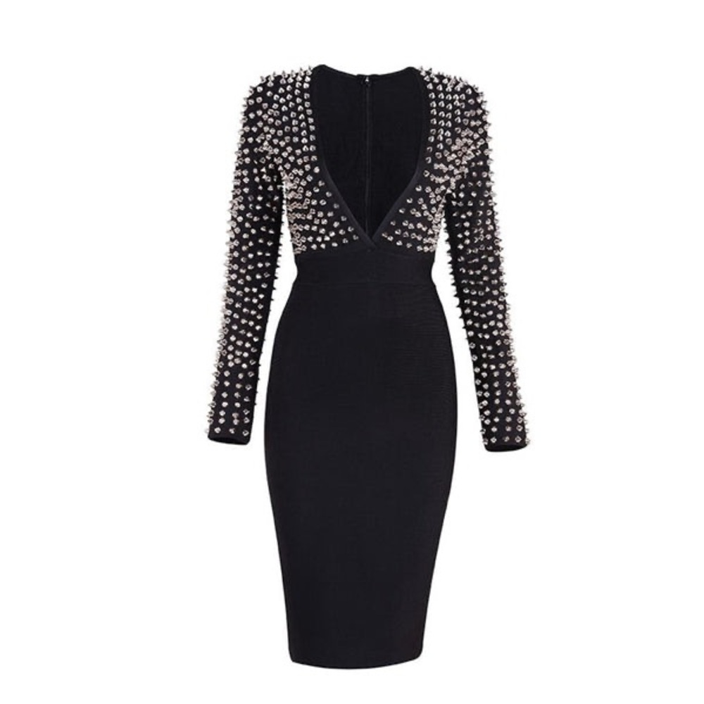 Long Sleeve Bodycon Bandage Dress